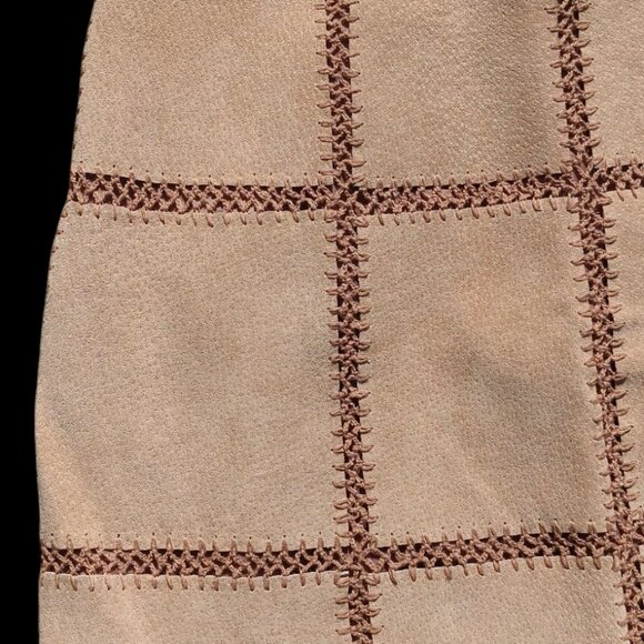 Bagatelle Genuine Leather Skirt - Picture 6 of 9